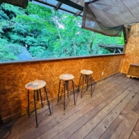 アウトドアリビングからの眺め