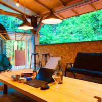 floor:アウトドアリビング